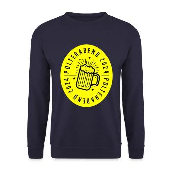 Polterabend 2024 - Unisex Pullover - Navy - Vorne - Alina (178cm) & Michal (187cm)