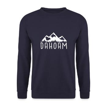 Dahoam Berge - Unisex Pullover - Navy - Vorne - Alina (178cm) & Michal (187cm)