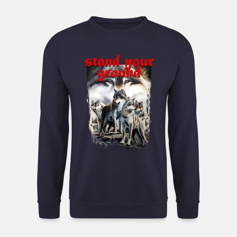 stand your ground3 - Unisex Pullover - Navy