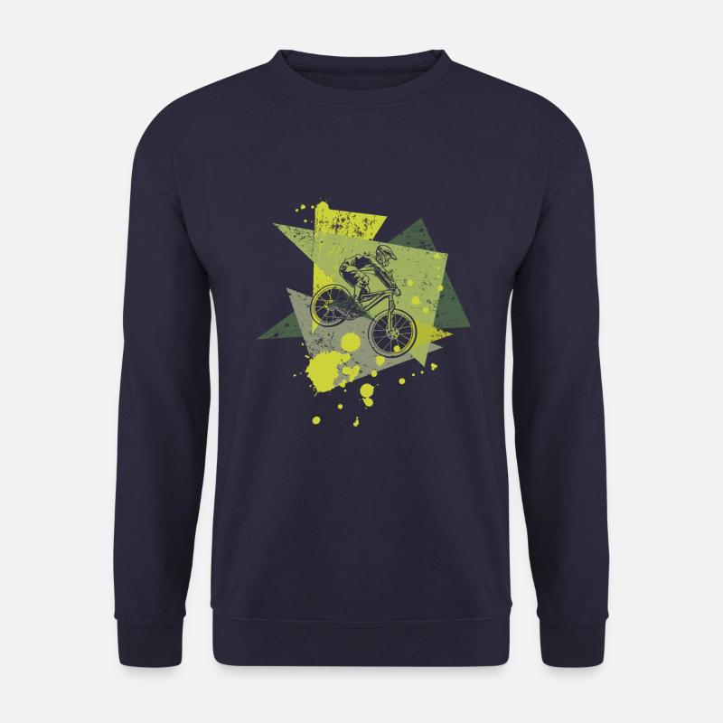 Mountainbike Downhill Geschenk - Unisex Pullover - Navy