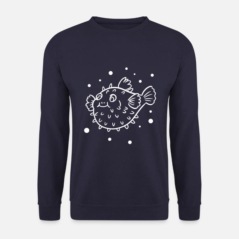 Dicker Kugelfisch - Unisex Pullover - Navy