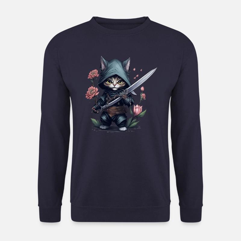 Die ultimative Ninja-Katze - Unisex Pullover - Navy