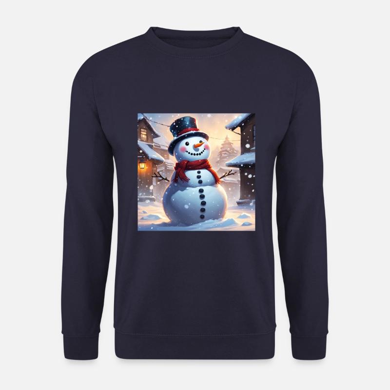 Schneemann - Unisex Pullover - Navy