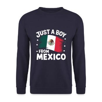 Mexico Mexico Mexican Spanish - Unisex Sweatshirt - navy - Front - Alina (178cm) & Michal (187cm)