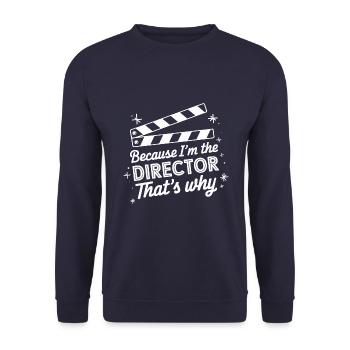 Filmemacher Filmregisseur Kameramann Film - Unisex Pullover - Navy - Vorne - Alina (178cm) & Michal (187cm)