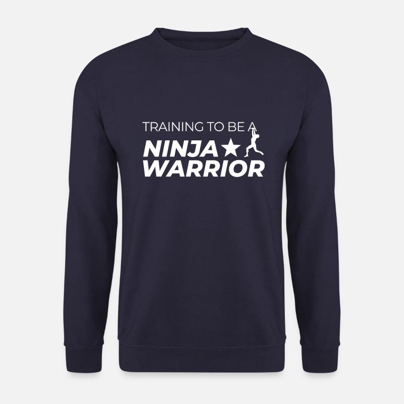 Training to be a Ninja Warrior - Unisex Pullover - Navy