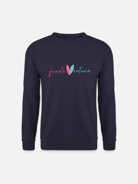 fuerteVentura Surfboard Design (Zweifarbig) - Unisex Pullover - Navy