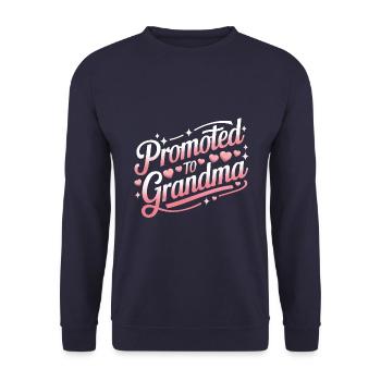 Grandma Grandmother Mother's Day Family - Unisex Sweatshirt - navy - Front - Alina (178cm) & Michal (187cm)