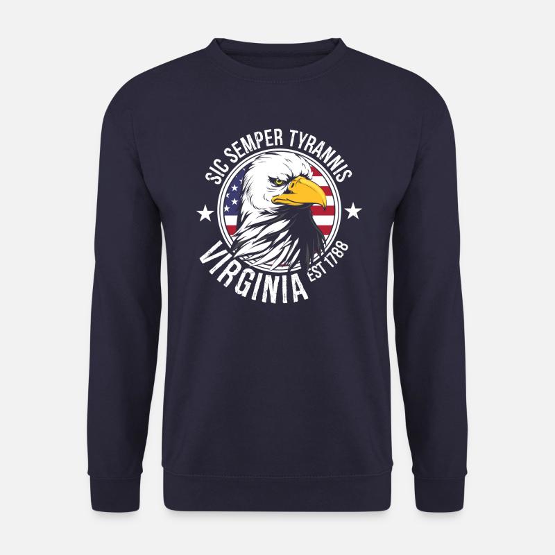 Virginia - Unisex Sweatshirt - navy