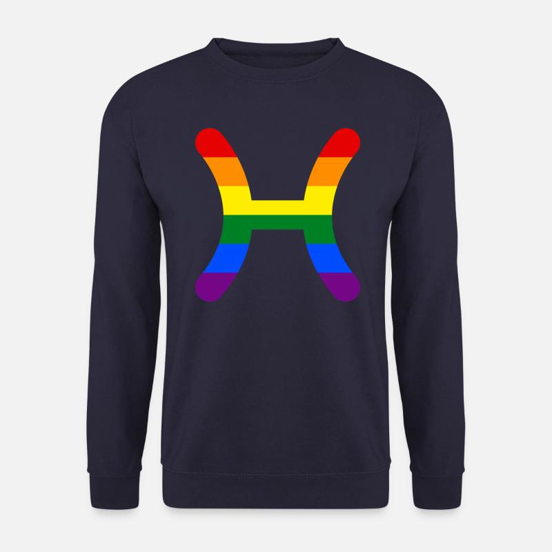 Sternzeichen Fische LGBT - Unisex Pullover - Navy