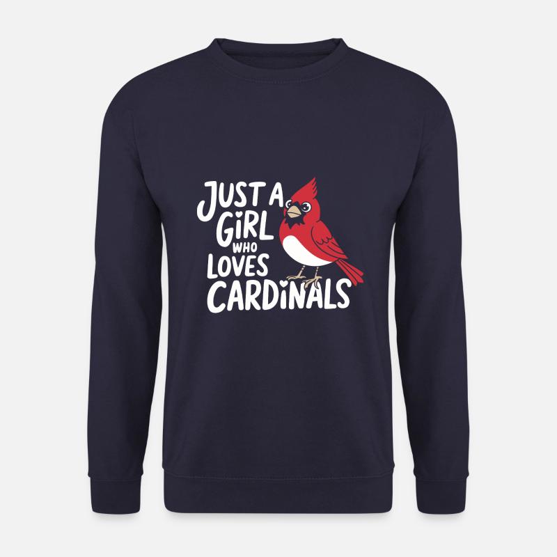 Kardinal Rotkardinal Vogel Roter Kardinal - Unisex Pullover - Navy