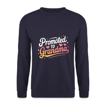 Grandma Grandmother Mother's Day Family - Unisex Sweatshirt - navy - Front - Alina (178cm) & Michal (187cm)
