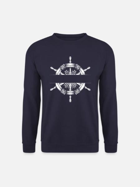 Steurrad Badge - Unisex Sweatshirt - navy