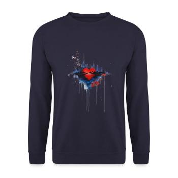 Florida - Unisex Pullover - Navy - Vorne - Alina (178cm) & Michal (187cm)