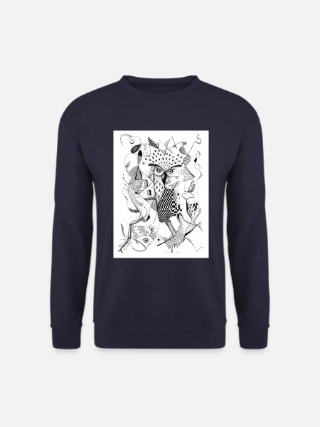 Traum des Uhu - Unisex Pullover - Navy