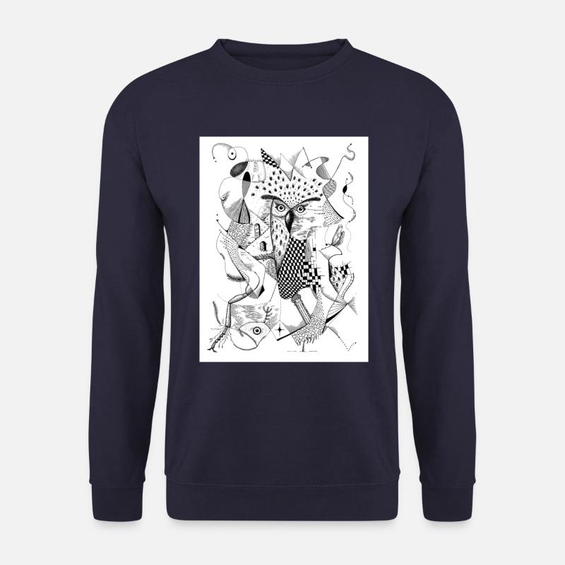 Dream of the Eagle Owl - Unisex Sweatshirt - navy