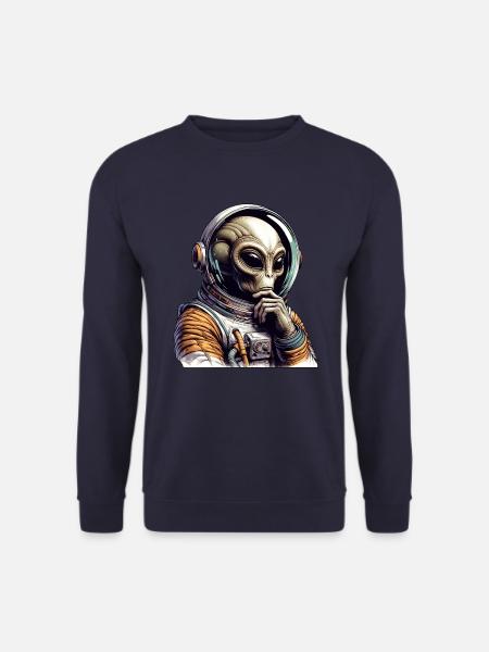 Alien Cosmonaut Space Adventure - Unisex Sweatshirt - navy