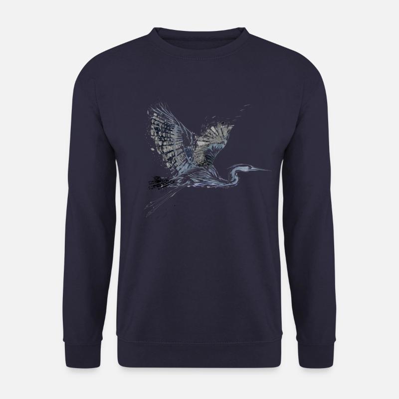 Heron - Unisex Sweatshirt - navy