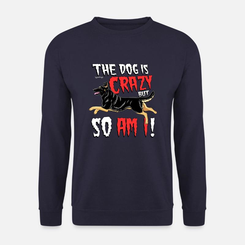 German Shepherd Crazy 4 - Unisex Sweatshirt - navy