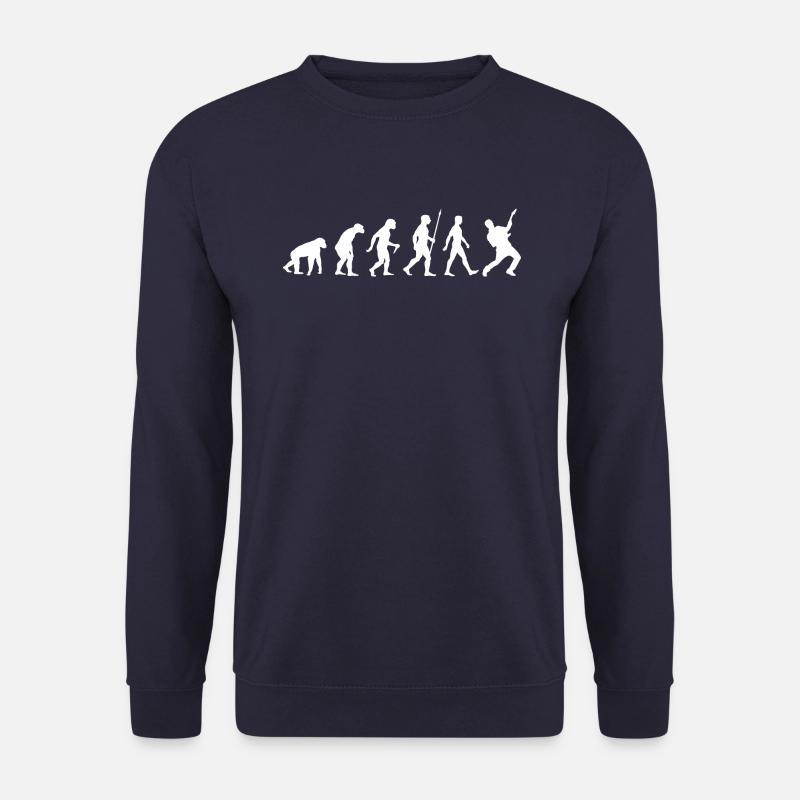 Evolution Gitarre Gitarrist E-Gitarre - Unisex Pullover - Navy