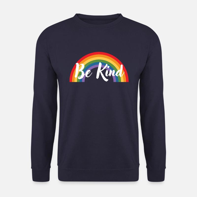Be kind rainbow - Unisex Sweatshirt - navy