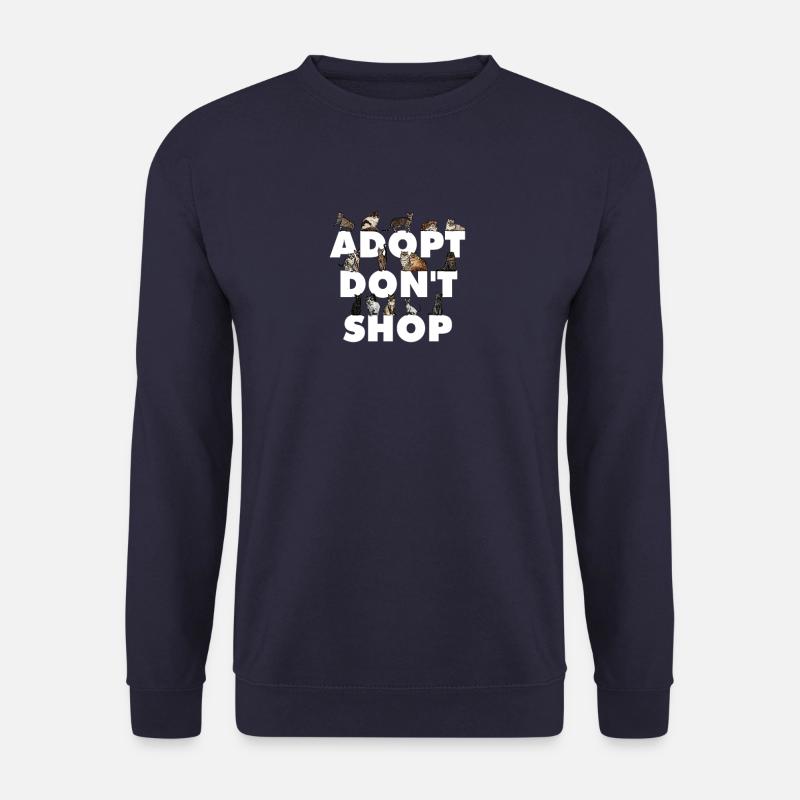 Adopt instead of buying - Unisex Sweatshirt - navy