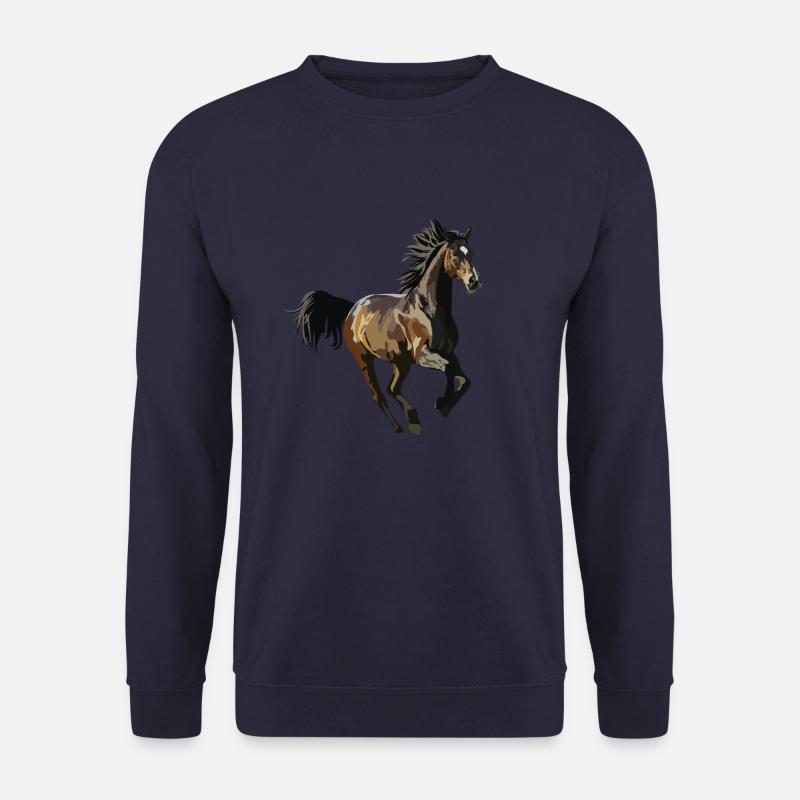 Pferd - Unisex Pullover - Navy