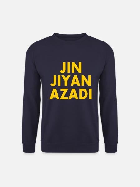 jin jiyan azadi - Sweat-shirt Unisexe - marine
