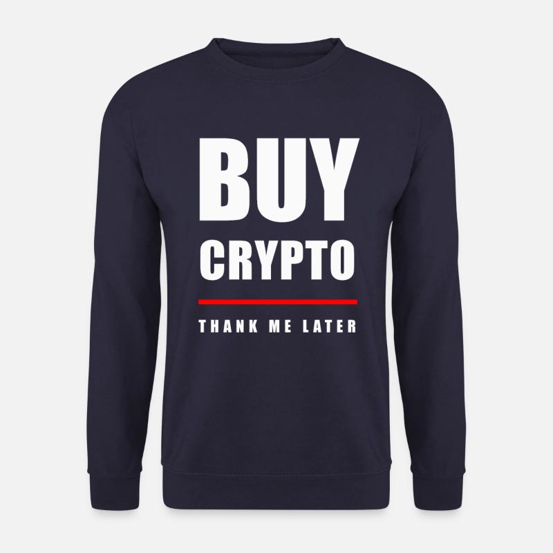 Buy Crypto - Unisex Pullover - Navy