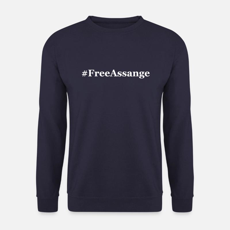#FreeAssange - Unisex Pullover - Navy