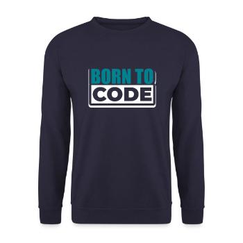 Programmer - Unisex Sweatshirt - navy - Front - Alina (178cm) & Michal (187cm)