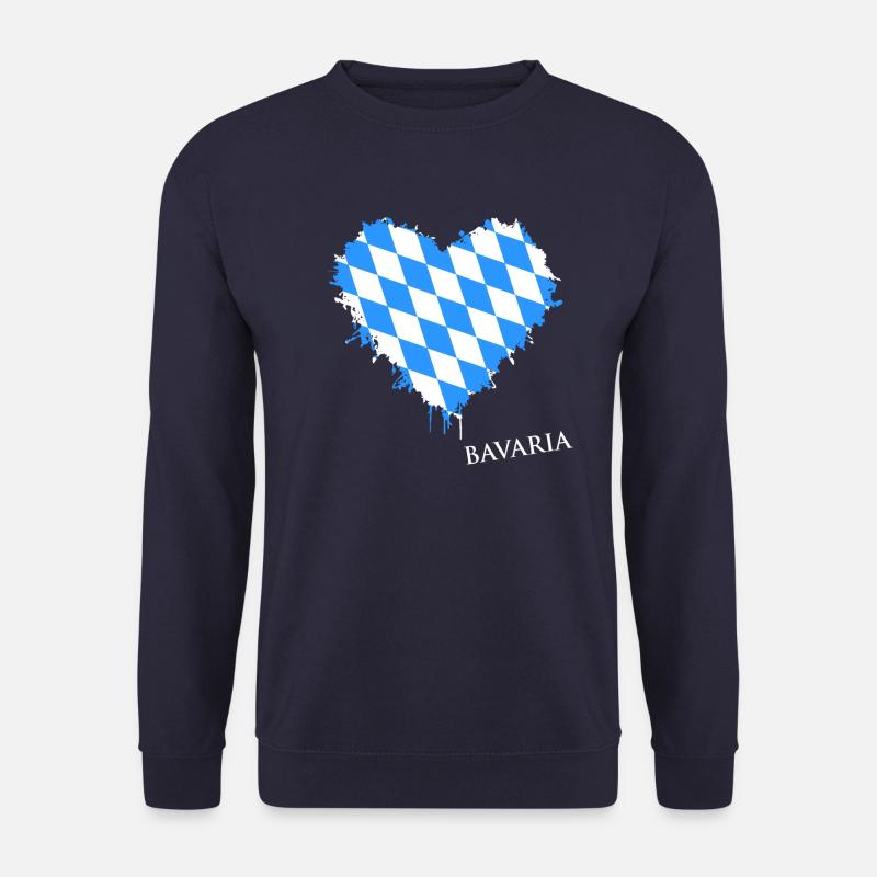Bavaria, Bayern, Oberbayern, Minga - Unisex Pullover - Navy