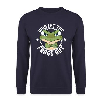 Matzah Ballin - Unisex Pullover - Navy - Vorne - Alina (178cm) & Michal (187cm)