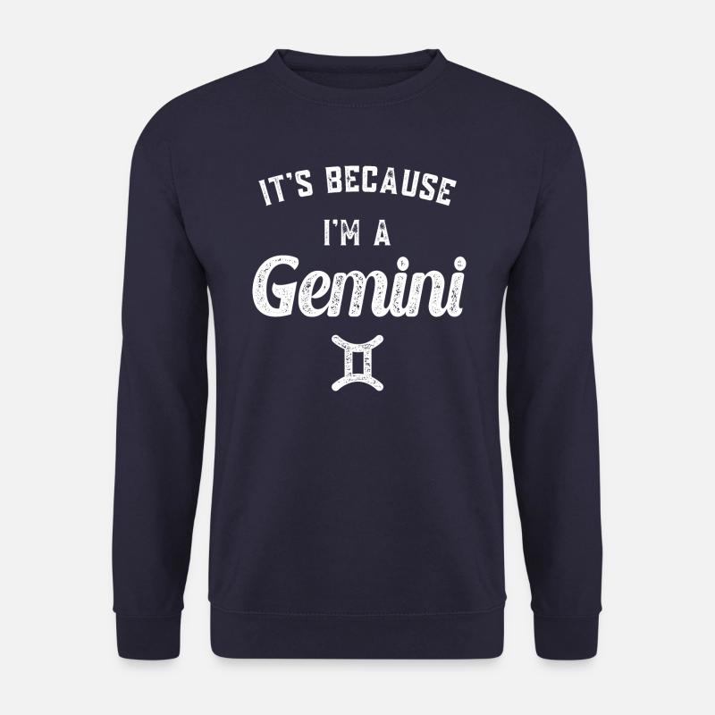 Sternzeichen Zwillinge - Unisex Pullover - Navy