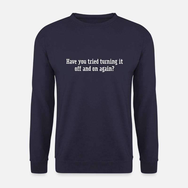 Off And On Again - Unisex Sweatshirt - navy