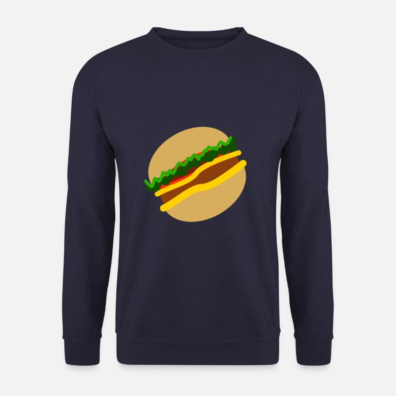 Burger Symbol - Unisex Pullover - Navy