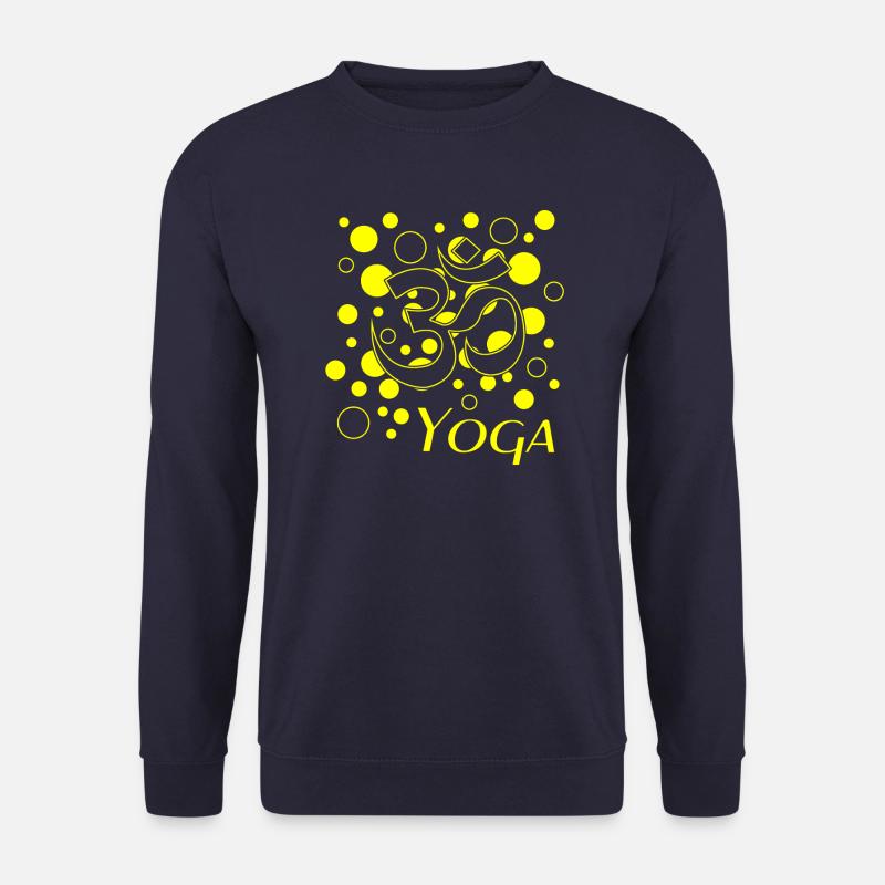 Yoga Om Namaste - Unisex Pullover - Navy