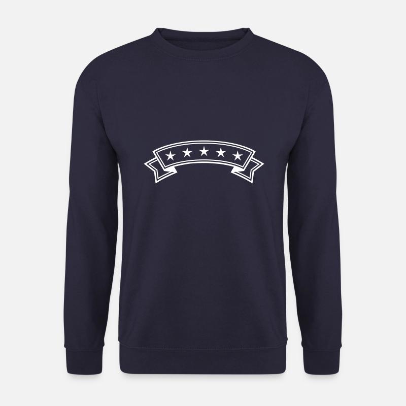 Stern banderole Linie - Unisex Pullover - Navy