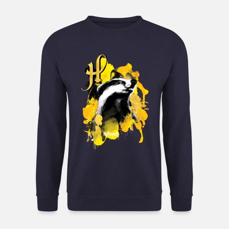Harry Potter Haus Hufflepuff Dachs - Unisex Pullover - Navy