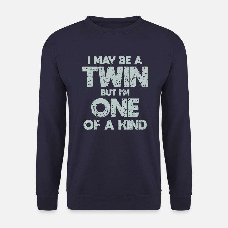 Zwillinge Geschwister - Unisex Pullover - Navy