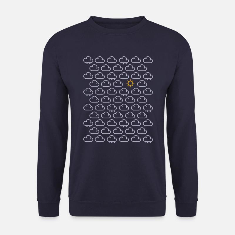 Clouds Rain Sun 2 - Unisex Sweatshirt - navy