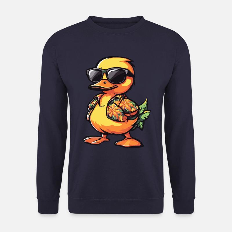 Ente Lustig Sommer - Unisex Pullover - Navy