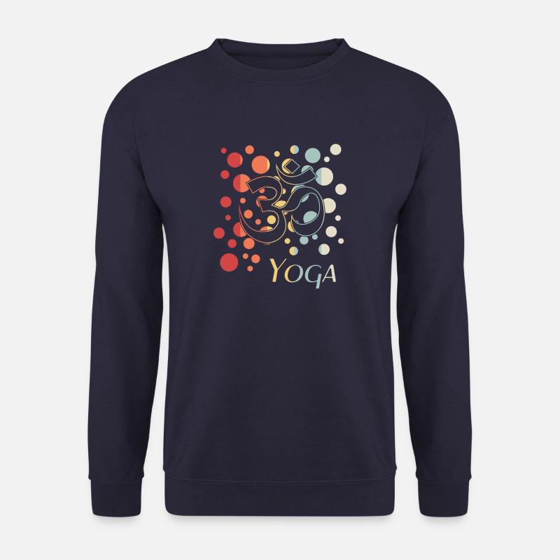 Yoga Yogadesign Namaste - Unisex Pullover - Navy