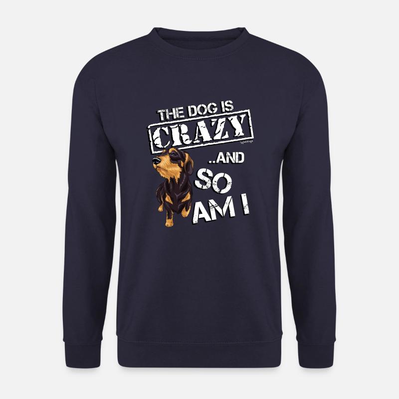 Dackel WH Crazy2 - Unisex Pullover - Navy