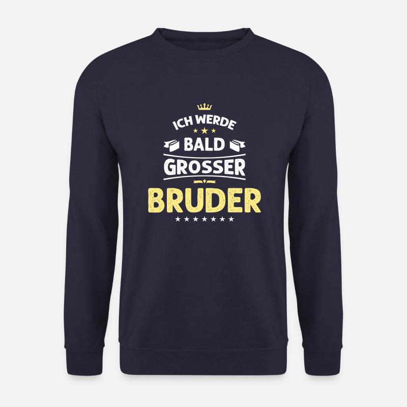 Ich werde bald großer Bruder - Unisex Pullover - Navy
