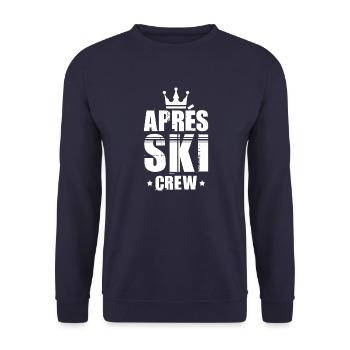 Équipe de ski Apres - Sweat-shirt Unisexe - marine - Devant - Alina (178cm) & Michal (187cm)