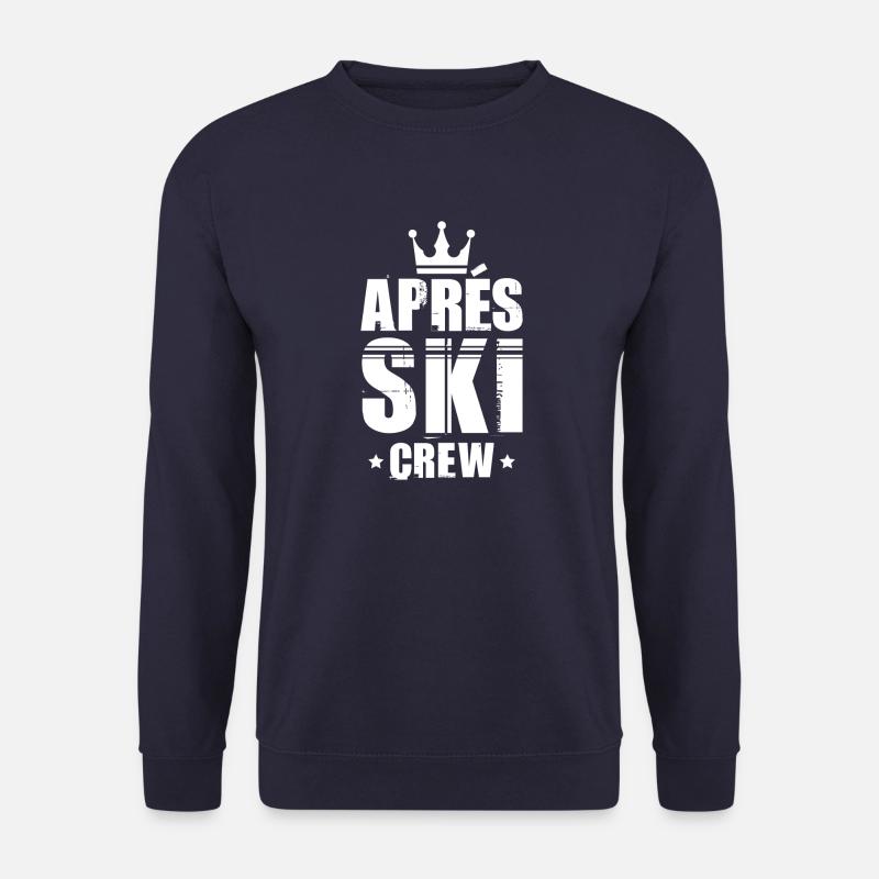 Apres ski crew - Unisex Pullover - Navy