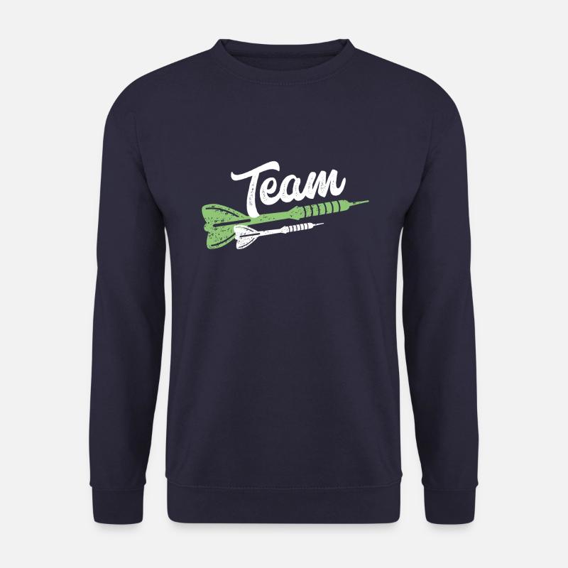 fléchettes fléchettes équipe - Sweat-shirt Unisexe - marine