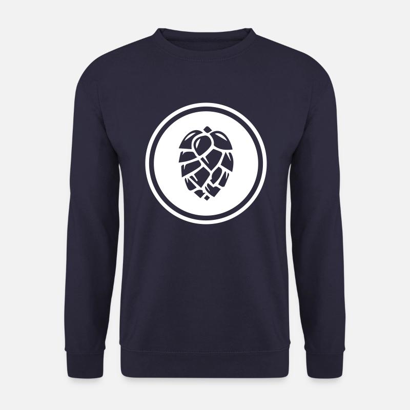 hops icon symbol - Unisex Sweatshirt - navy