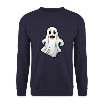 Design d’Halloween effrayant pour la prochaine fête - Sweat-shirt Unisexe - marine - Devant - Alina (178cm) & Michal (187cm)